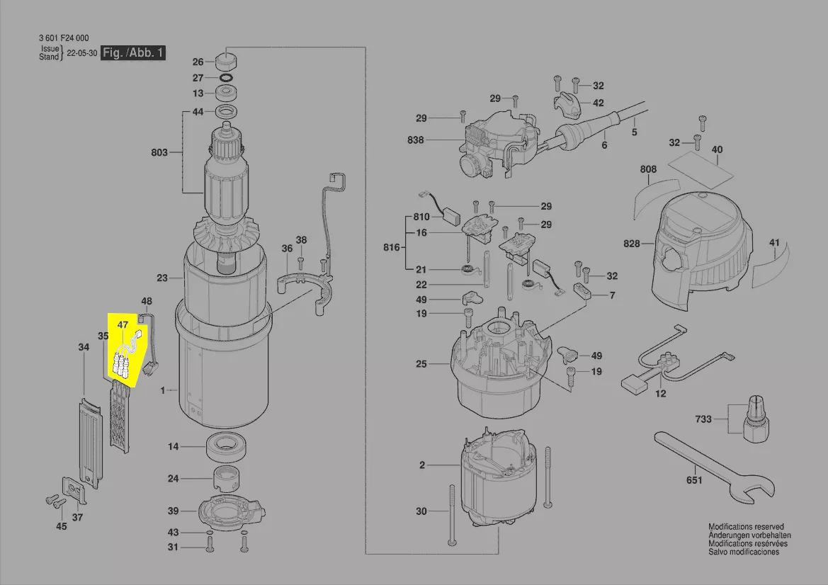 câble réf. 2 610 003 185 Bosch
